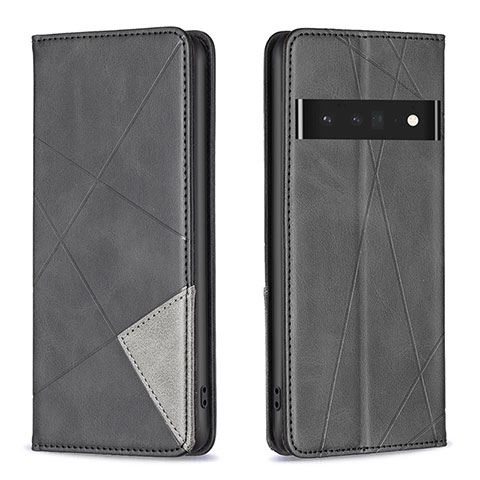 Funda de Cuero Cartera con Soporte Carcasa B07F para Google Pixel 7 Pro 5G Negro