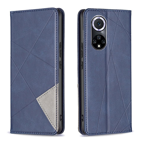 Funda de Cuero Cartera con Soporte Carcasa B07F para Huawei Honor 50 5G Azul