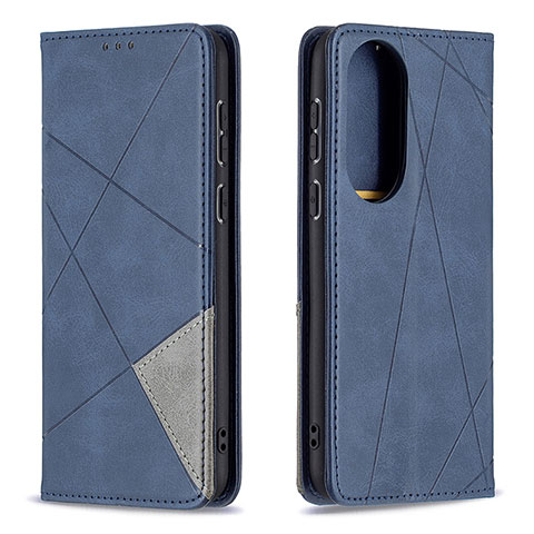 Funda de Cuero Cartera con Soporte Carcasa B07F para Huawei P50 Azul