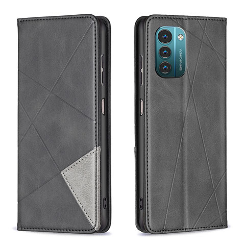 Funda de Cuero Cartera con Soporte Carcasa B07F para Nokia G11 Negro