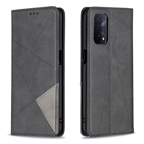 Funda de Cuero Cartera con Soporte Carcasa B07F para OnePlus Nord N200 5G Negro