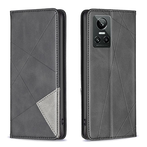 Funda de Cuero Cartera con Soporte Carcasa B07F para Realme GT Neo3 5G Negro