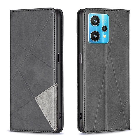 Funda de Cuero Cartera con Soporte Carcasa B07F para Realme Narzo 50 Pro 5G Negro