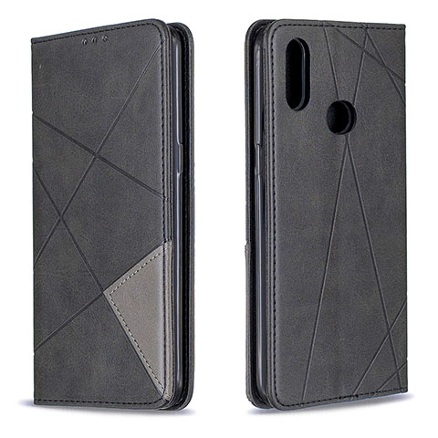 Funda de Cuero Cartera con Soporte Carcasa B07F para Samsung Galaxy A10s Negro