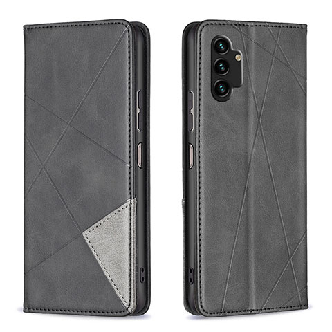 Funda de Cuero Cartera con Soporte Carcasa B07F para Samsung Galaxy A13 4G Negro