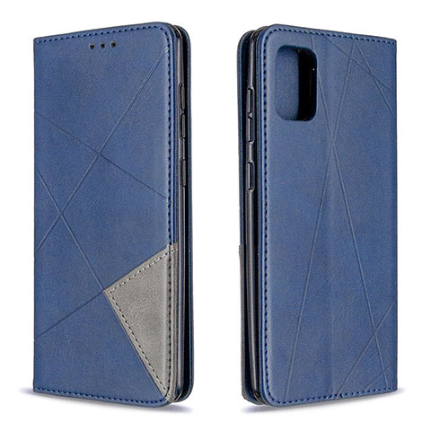 Funda de Cuero Cartera con Soporte Carcasa B07F para Samsung Galaxy A31 Azul