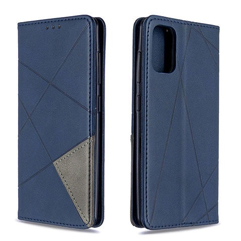 Funda de Cuero Cartera con Soporte Carcasa B07F para Samsung Galaxy A41 Azul