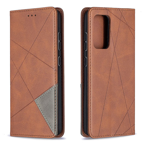 Funda de Cuero Cartera con Soporte Carcasa B07F para Samsung Galaxy A52 4G Marron