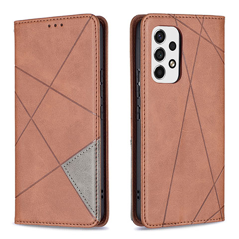 Funda de Cuero Cartera con Soporte Carcasa B07F para Samsung Galaxy A53 5G Marron