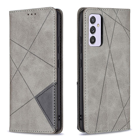 Funda de Cuero Cartera con Soporte Carcasa B07F para Samsung Galaxy A54 5G Gris