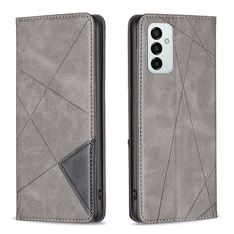 Funda de Cuero Cartera con Soporte Carcasa B07F para Samsung Galaxy F23 5G Gris