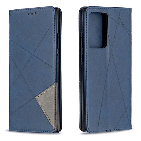 Funda de Cuero Cartera con Soporte Carcasa B07F para Samsung Galaxy Note 20 Ultra 5G Azul