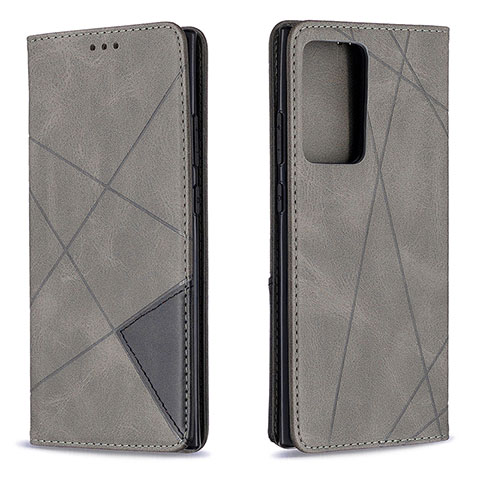 Funda de Cuero Cartera con Soporte Carcasa B07F para Samsung Galaxy Note 20 Ultra 5G Gris