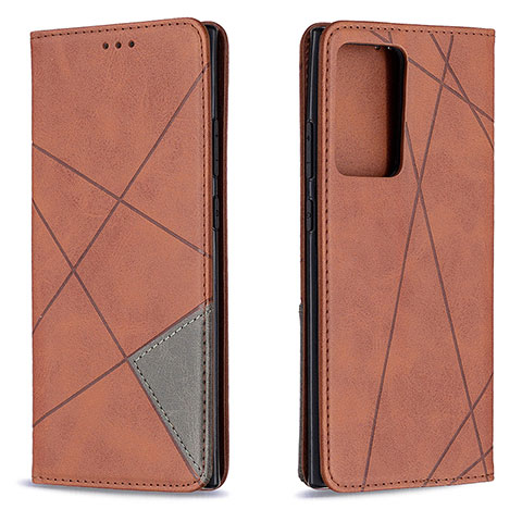 Funda de Cuero Cartera con Soporte Carcasa B07F para Samsung Galaxy Note 20 Ultra 5G Marron