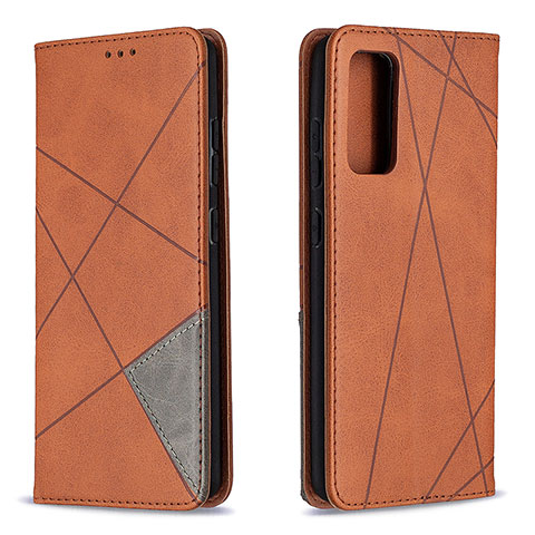 Funda de Cuero Cartera con Soporte Carcasa B07F para Samsung Galaxy S20 FE 4G Marron