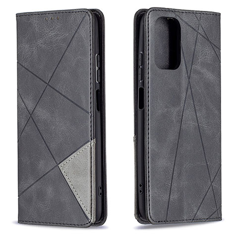 Funda de Cuero Cartera con Soporte Carcasa B07F para Xiaomi Poco M5S Negro