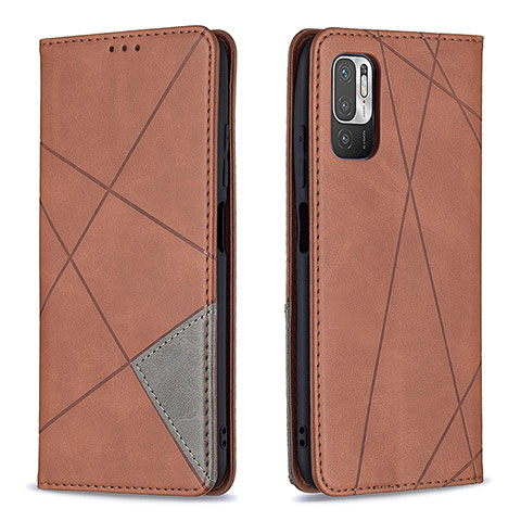 Funda de Cuero Cartera con Soporte Carcasa B07F para Xiaomi Redmi Note 11 SE 5G Marron