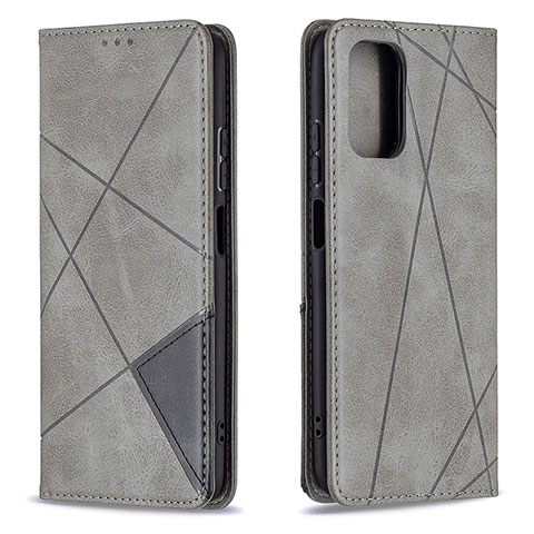 Funda de Cuero Cartera con Soporte Carcasa B07F para Xiaomi Redmi Note 11 SE India 4G Gris