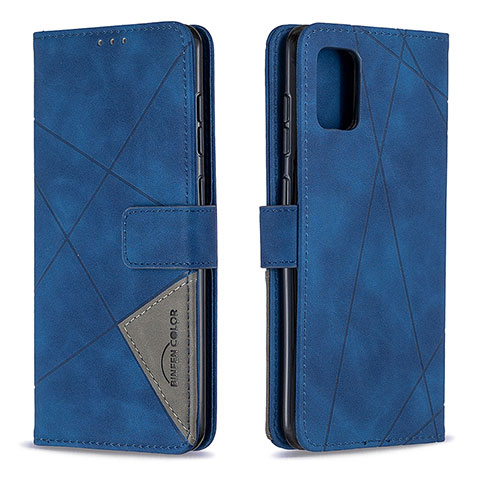 Funda de Cuero Cartera con Soporte Carcasa B08F para Samsung Galaxy A31 Azul