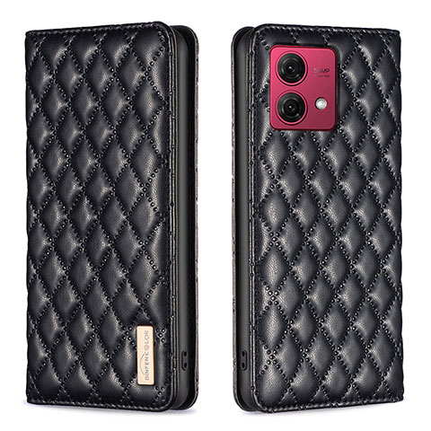 Funda de Cuero Cartera con Soporte Carcasa B11F para Motorola Moto G84 5G Negro