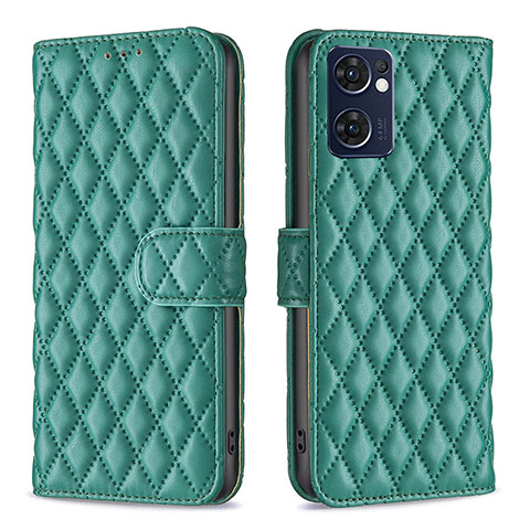 Funda de Cuero Cartera con Soporte Carcasa B11F para OnePlus Nord CE 2 5G Verde