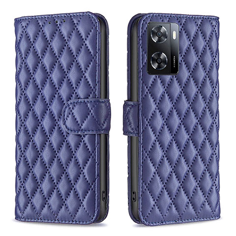 Funda de Cuero Cartera con Soporte Carcasa B11F para OnePlus Nord N20 SE Azul