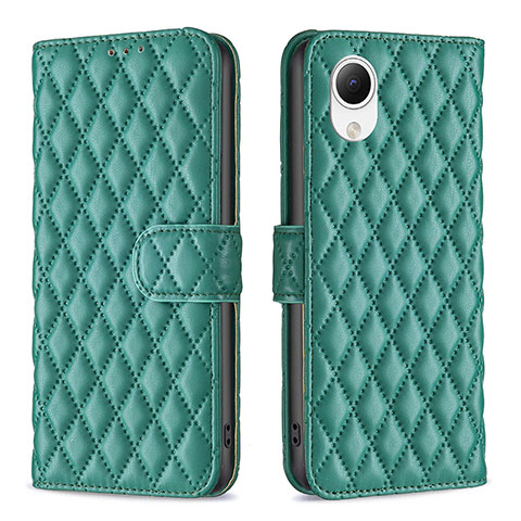 Funda de Cuero Cartera con Soporte Carcasa B11F para Samsung Galaxy A23 5G SC-56C Verde