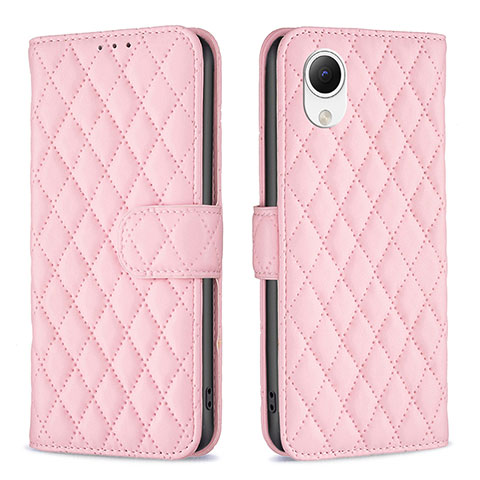 Funda de Cuero Cartera con Soporte Carcasa B11F para Samsung Galaxy A23s Oro Rosa