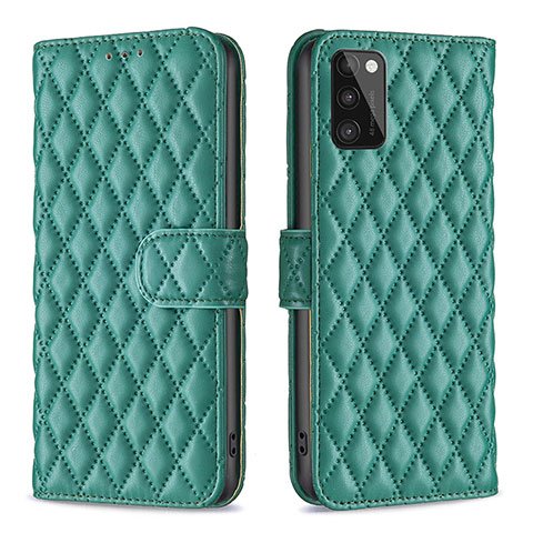 Funda de Cuero Cartera con Soporte Carcasa B11F para Samsung Galaxy A41 Verde