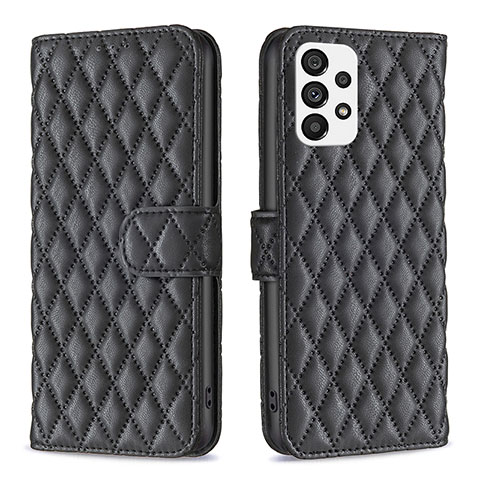 Funda de Cuero Cartera con Soporte Carcasa B11F para Samsung Galaxy A73 5G Negro