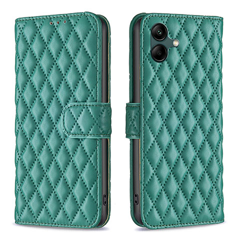 Funda de Cuero Cartera con Soporte Carcasa B11F para Samsung Galaxy F04 Verde