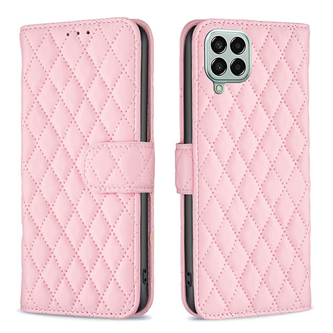 Funda de Cuero Cartera con Soporte Carcasa B11F para Samsung Galaxy M33 5G Oro Rosa