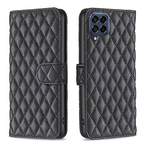 Funda de Cuero Cartera con Soporte Carcasa B11F para Samsung Galaxy M53 5G Negro