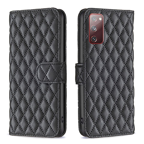 Funda de Cuero Cartera con Soporte Carcasa B11F para Samsung Galaxy S20 FE 4G Negro