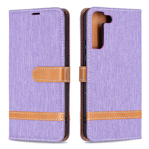 Funda de Cuero Cartera con Soporte Carcasa B11F para Samsung Galaxy S23 5G Purpura Claro