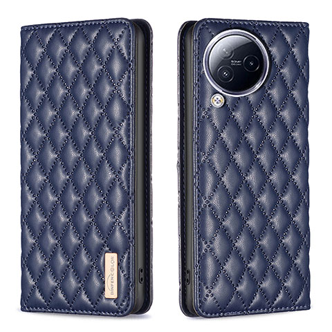 Funda de Cuero Cartera con Soporte Carcasa B11F para Xiaomi Civi 3 5G Azul