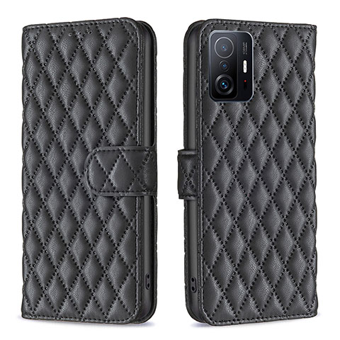 Funda de Cuero Cartera con Soporte Carcasa B11F para Xiaomi Mi 11T Pro 5G Negro