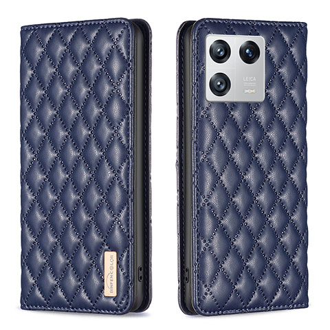 Funda de Cuero Cartera con Soporte Carcasa B11F para Xiaomi Mi 13 Pro 5G Azul