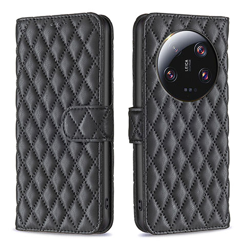 Funda de Cuero Cartera con Soporte Carcasa B11F para Xiaomi Mi 13 Ultra 5G Negro