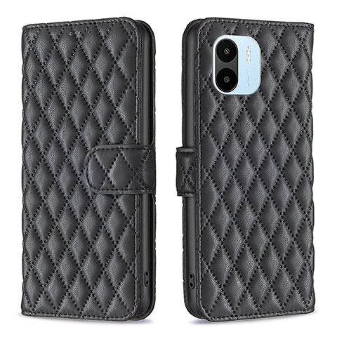 Funda de Cuero Cartera con Soporte Carcasa B11F para Xiaomi Redmi A2 Negro