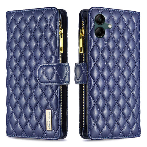 Funda de Cuero Cartera con Soporte Carcasa B12F para Samsung Galaxy A04 4G Azul