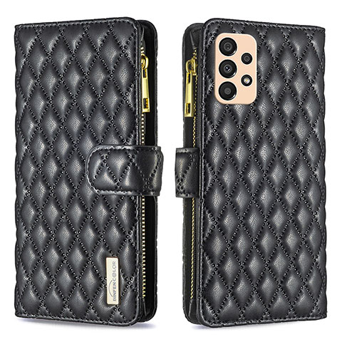 Funda de Cuero Cartera con Soporte Carcasa B12F para Samsung Galaxy A33 5G Negro