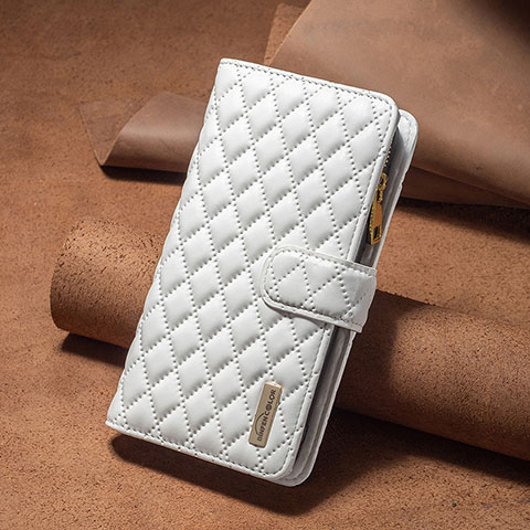 Funda de Cuero Cartera con Soporte Carcasa B12F para Xiaomi Redmi 11A 4G Blanco