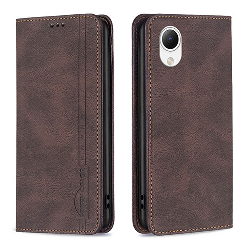 Funda de Cuero Cartera con Soporte Carcasa B15F para Samsung Galaxy A23 5G SC-56C Marron