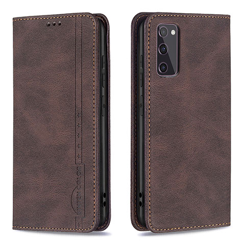 Funda de Cuero Cartera con Soporte Carcasa B15F para Samsung Galaxy S20 FE (2022) 5G Marron