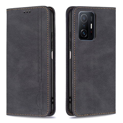 Funda de Cuero Cartera con Soporte Carcasa B15F para Xiaomi Mi 11T Pro 5G Negro