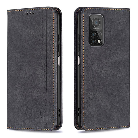 Funda de Cuero Cartera con Soporte Carcasa B15F para Xiaomi Redmi K30S 5G Negro