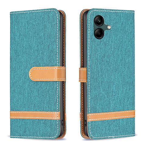 Funda de Cuero Cartera con Soporte Carcasa B16F para Samsung Galaxy A05 Verde