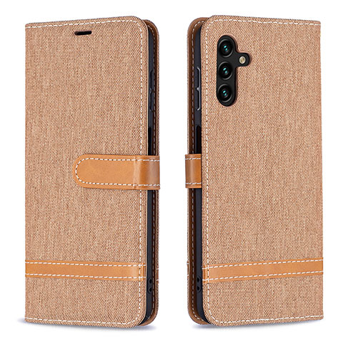 Funda de Cuero Cartera con Soporte Carcasa B16F para Samsung Galaxy A13 5G Oro