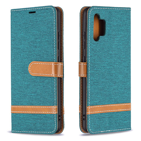 Funda de Cuero Cartera con Soporte Carcasa B16F para Samsung Galaxy A32 4G Verde